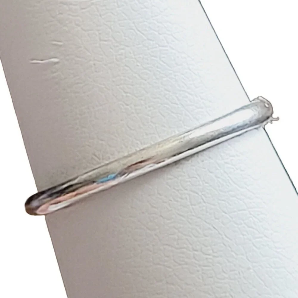 925 Sterling Silver Band Ring Size 6 Unsigned .86 Grams Tested Minimalist Simple